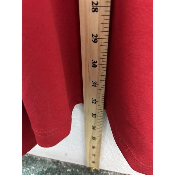 Fashion Nova Red Cold Shoulder Wide Leg Jumpsuit Belted Falling For Your Charm M - Picture 10 of 16